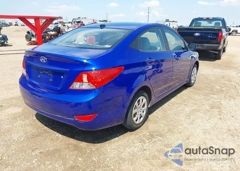2013 Hyundai Accent Gls z USA, uszkodzony, nr VIN KMHCT4AE5DU481430
